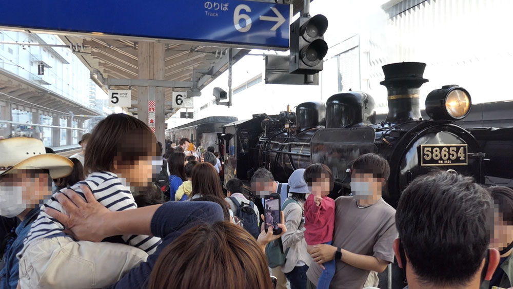 熊本駅・SL人吉（58654号機）・2023年4月
