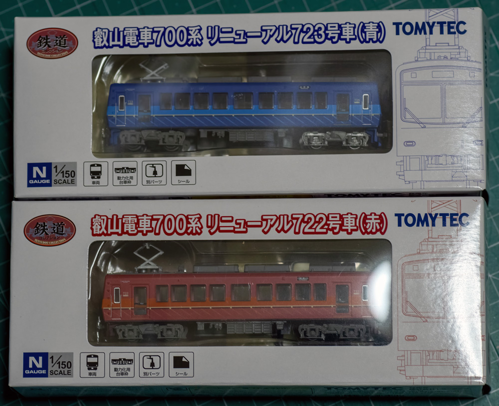 トミーテック鉄道コレクション・叡山電車700系リニューアル・パッケージ